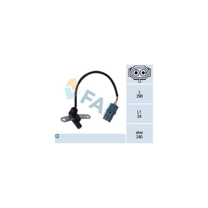 Jutiklis, alkūninio veleno impulsas FAE 79021