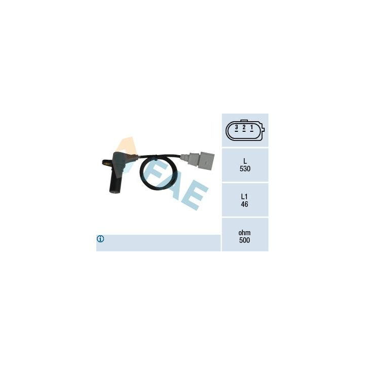 Jutiklis, alkūninio veleno impulsas FAE 79063