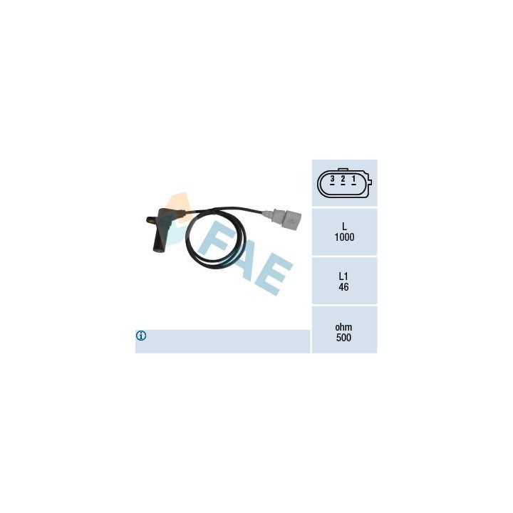 Jutiklis, alkūninio veleno impulsas FAE 79064