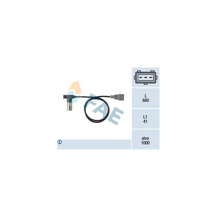 Jutiklis, alkūninio veleno impulsas FAE 79098