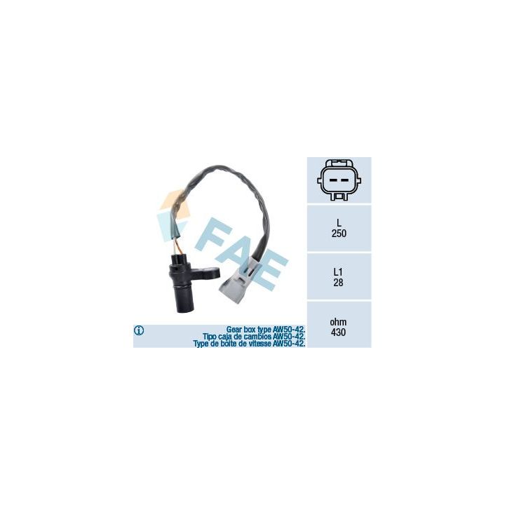 RPM jutiklis, automatinė transmisija FAE 79124