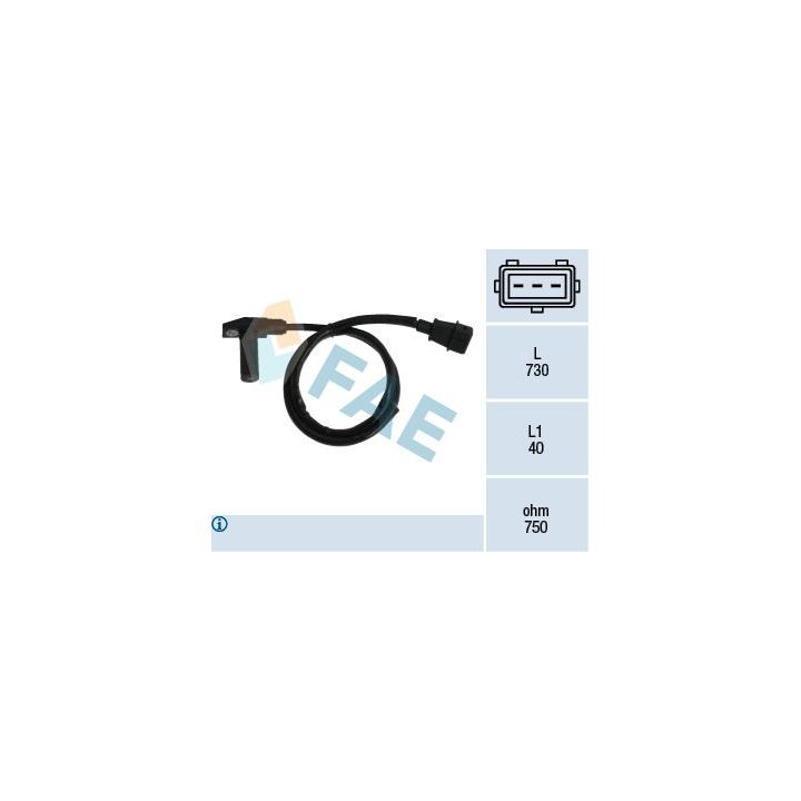 Jutiklis, alkūninio veleno impulsas FAE 79213