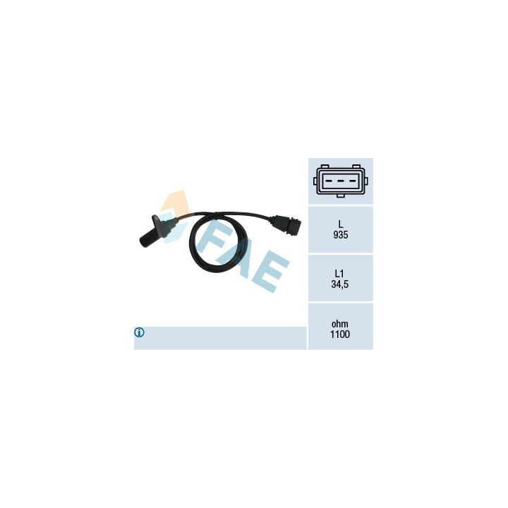 Jutiklis, alkūninio veleno impulsas FAE 79295