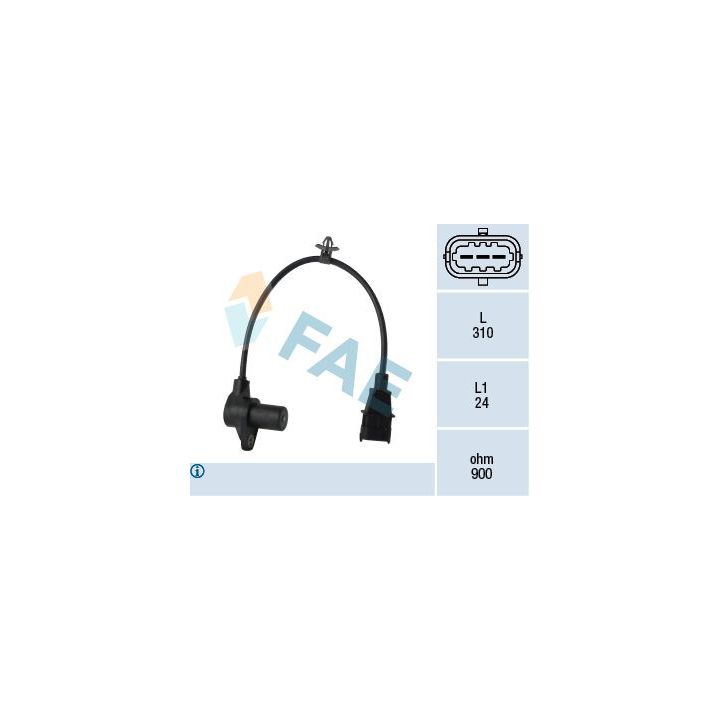 Jutiklis, alkūninio veleno impulsas FAE 79354