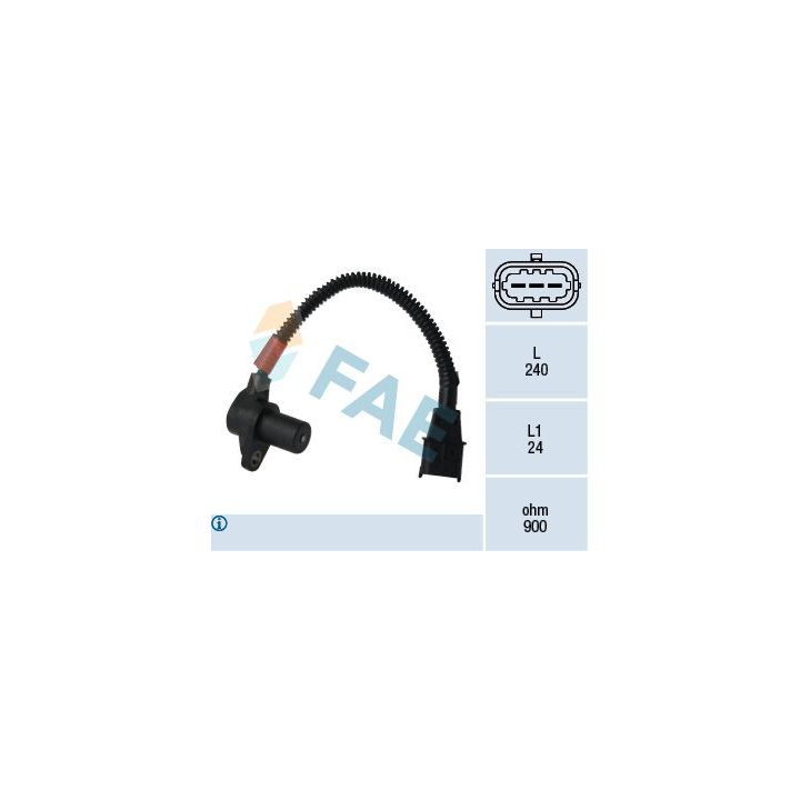 Jutiklis, alkūninio veleno impulsas FAE 79356