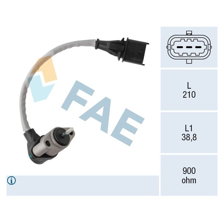 Jutiklis, alkūninio veleno impulsas FAE 79383