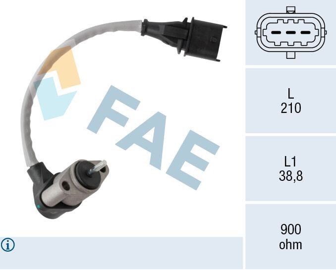 Jutiklis, alkūninio veleno impulsas FAE 79383