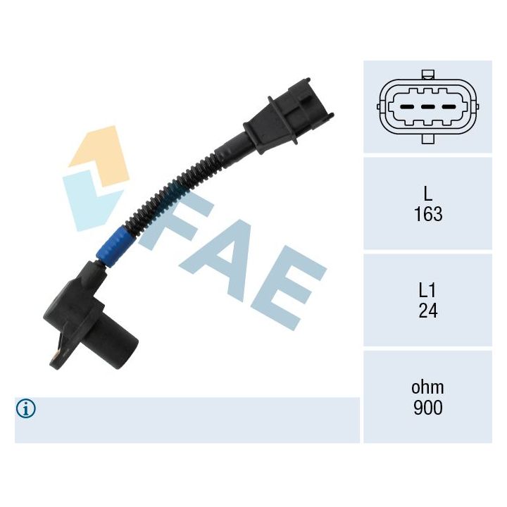 Jutiklis, alkūninio veleno impulsas FAE 79528