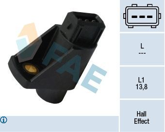 Jutiklis, skirstomojo veleno padėtis FAE 79233