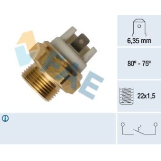 Temperatūros jungiklis, radiatoriaus ventiliatorius FAE 37352