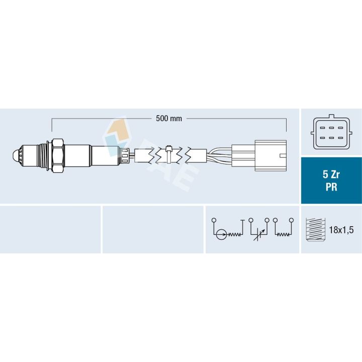 Lambda jutiklis FAE 75041