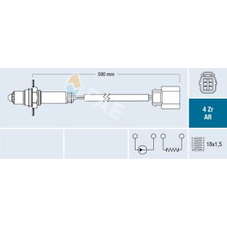 Lambda jutiklis FAE 75606