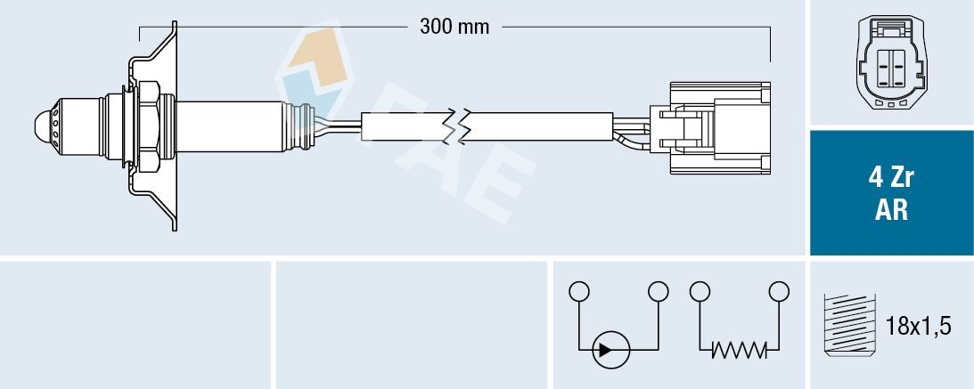 Lambda jutiklis FAE 75624