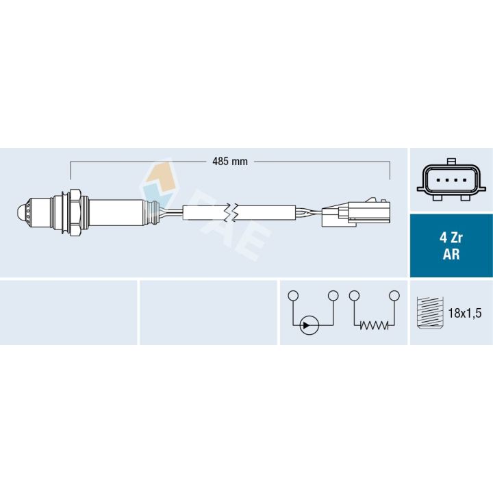 Lambda jutiklis FAE 75634