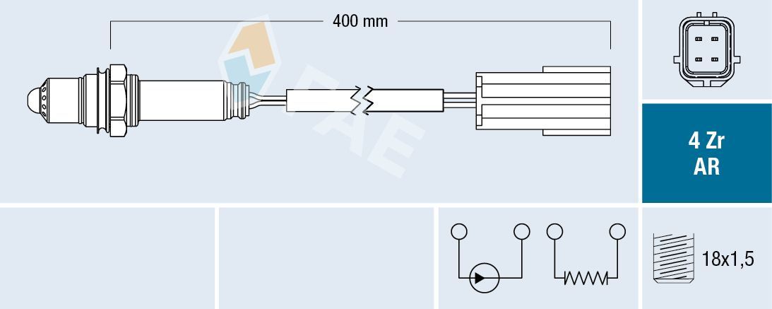 Lambda jutiklis FAE 75640