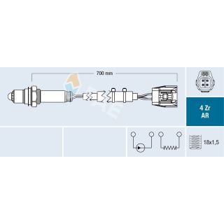 Lambda jutiklis FAE 75652