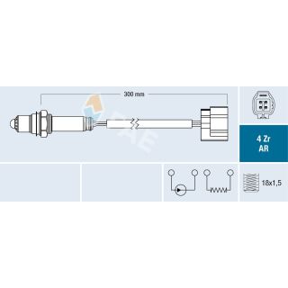 Lambda jutiklis FAE 75653