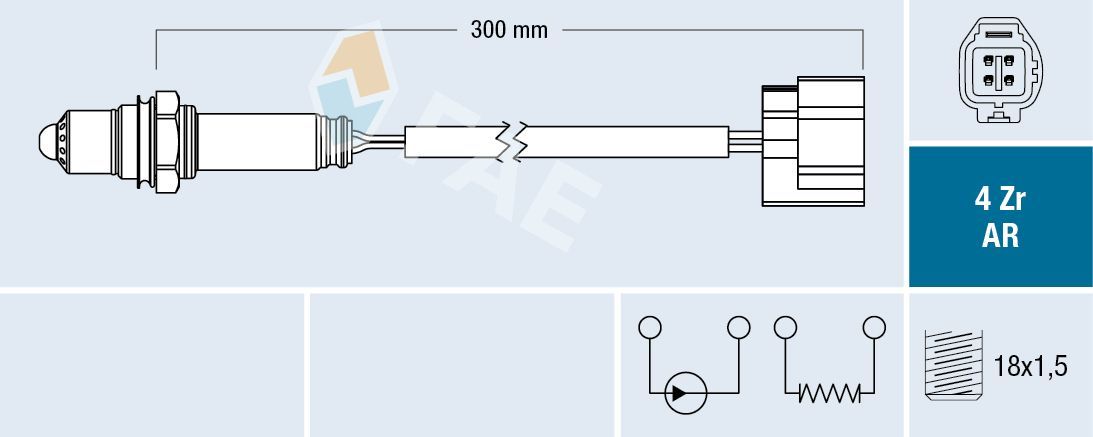 Lambda jutiklis FAE 75653
