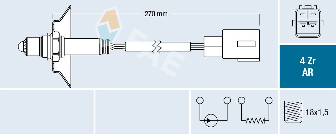 Lambda jutiklis FAE 75686