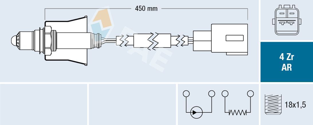 Lambda jutiklis FAE 75688