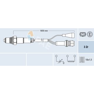 Lambda jutiklis FAE 77109