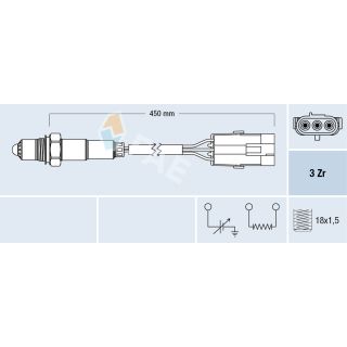 Lambda jutiklis FAE 77114