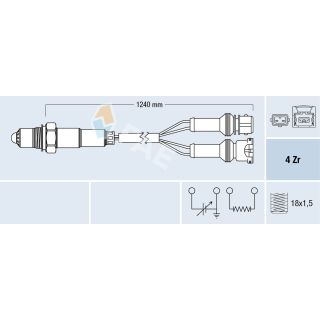 Lambda jutiklis FAE 77125