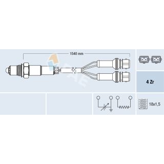 Lambda jutiklis FAE 77127