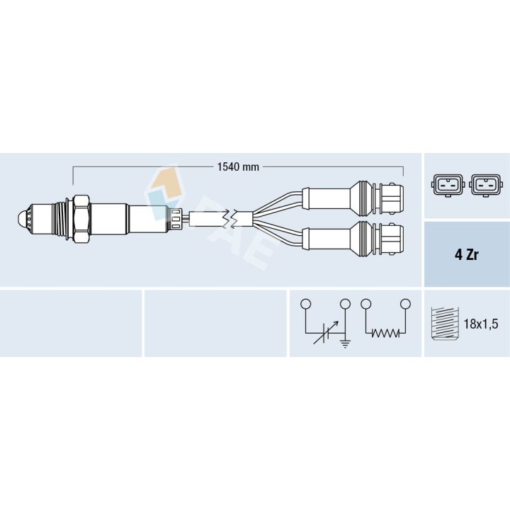 Lambda jutiklis FAE 77127