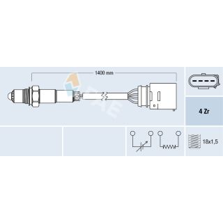 Lambda jutiklis FAE 77149