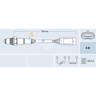 Lambda jutiklis FAE 77151