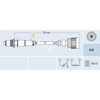 Lambda jutiklis FAE 77173