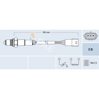 Lambda jutiklis FAE 77191