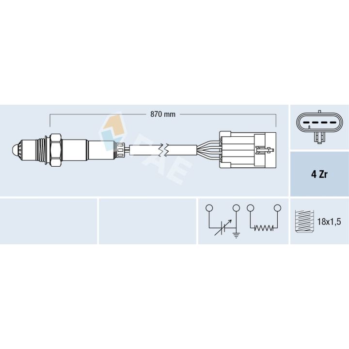 Lambda jutiklis FAE 77194