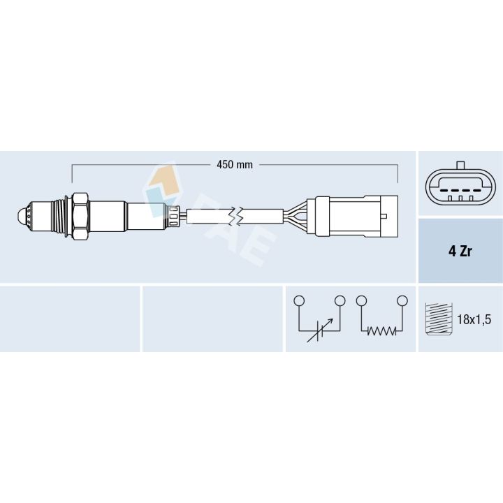 Lambda jutiklis FAE 77207