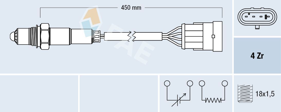 Lambda jutiklis FAE 77218