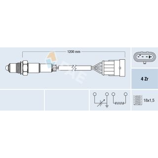 Lambda jutiklis FAE 77221