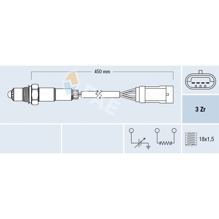 Lambda jutiklis FAE 77222
