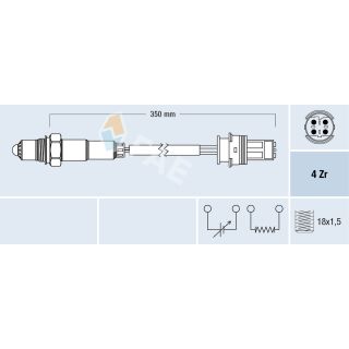 Lambda jutiklis FAE 77243