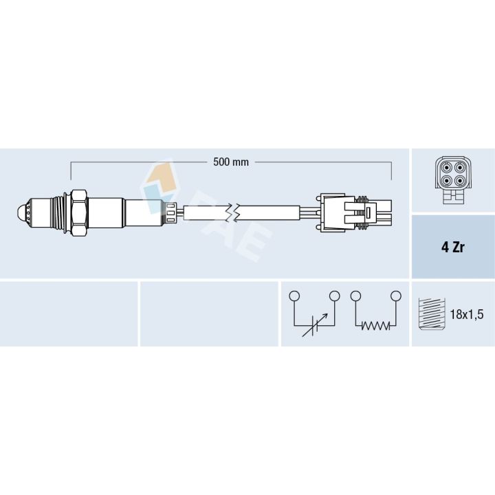 Lambda jutiklis FAE 77259