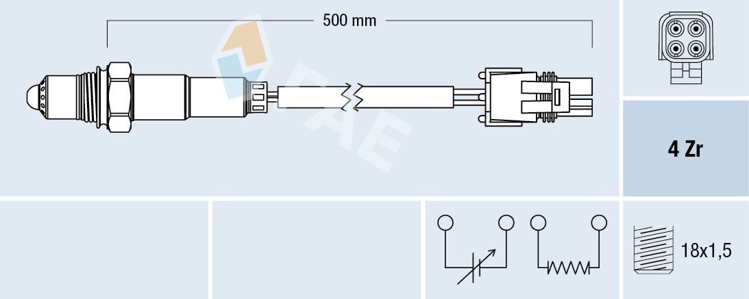 Lambda jutiklis FAE 77259