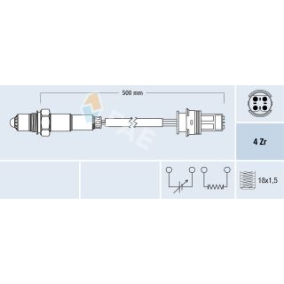 Lambda jutiklis FAE 77273