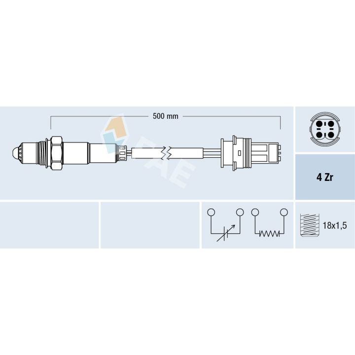 Lambda jutiklis FAE 77273