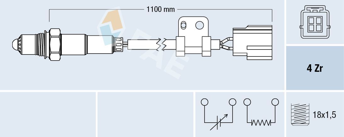 Lambda jutiklis FAE 77295