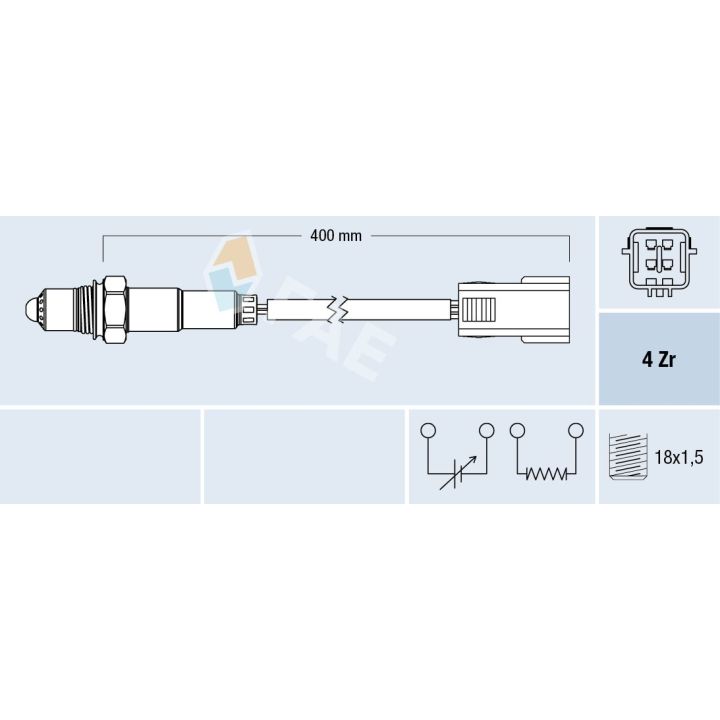Lambda jutiklis FAE 77298