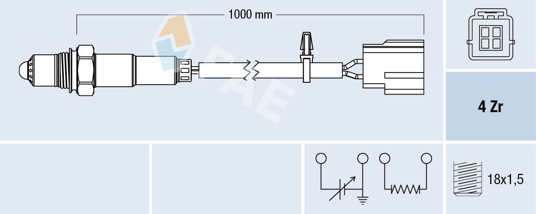 Lambda jutiklis FAE 77299