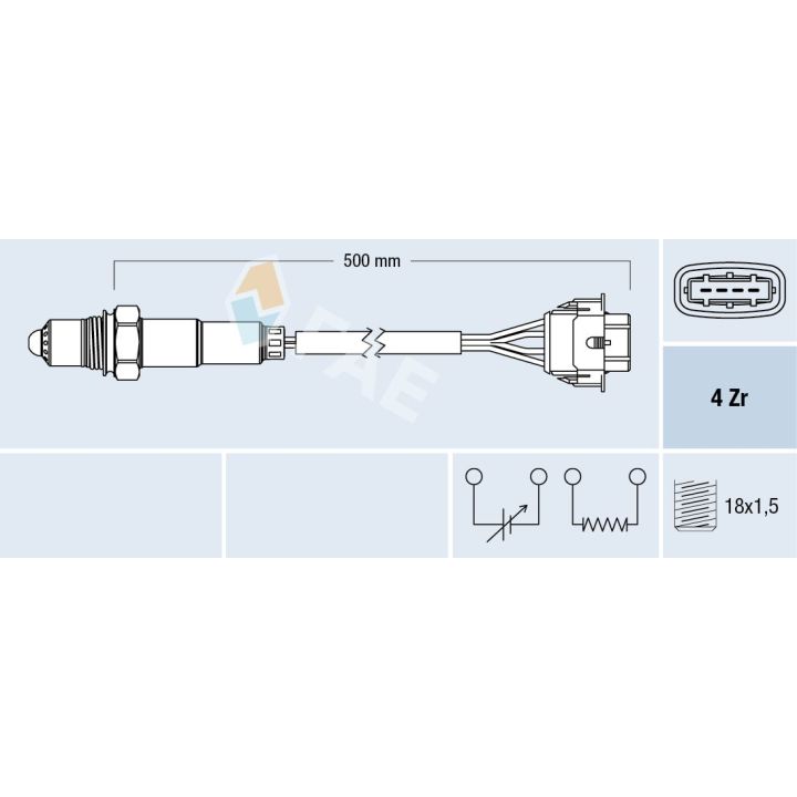 Lambda jutiklis FAE 77303