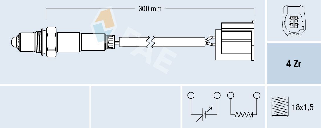 Lambda jutiklis FAE 77314