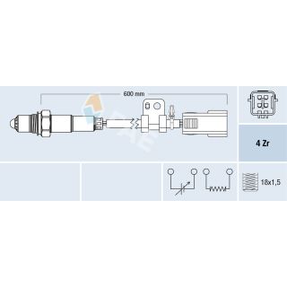 Lambda jutiklis FAE 77319
