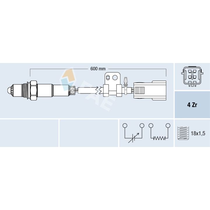 Lambda jutiklis FAE 77319
